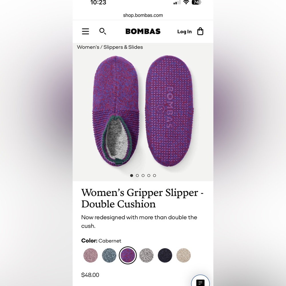 New Bombas slippers